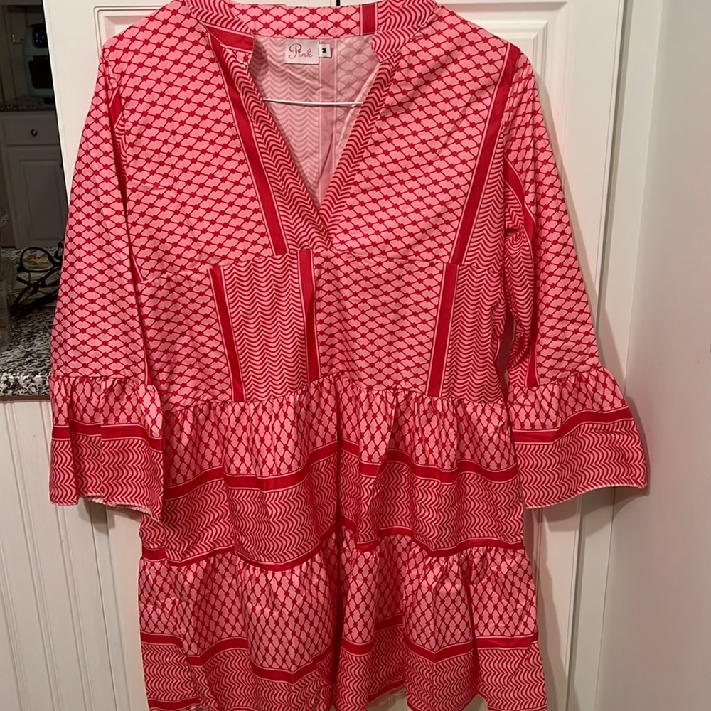 Pink Pineapple casual comfy dress